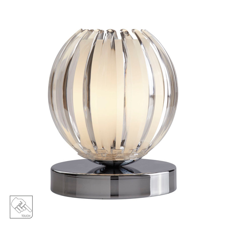 Bernardo Metal Table Lamp, Clear