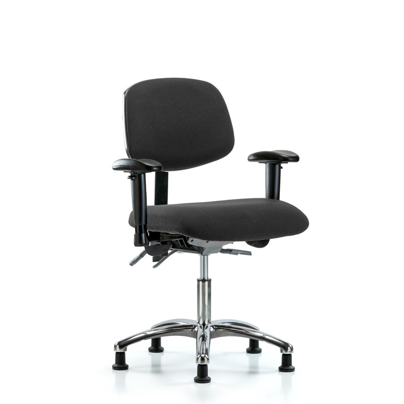 Task Chair, Black, Glides