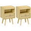 40cm W Particle Board Bedside Table