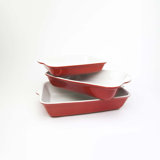 Carthage.Co 3-Piece Stoneware Rectangular Baking Dish Set