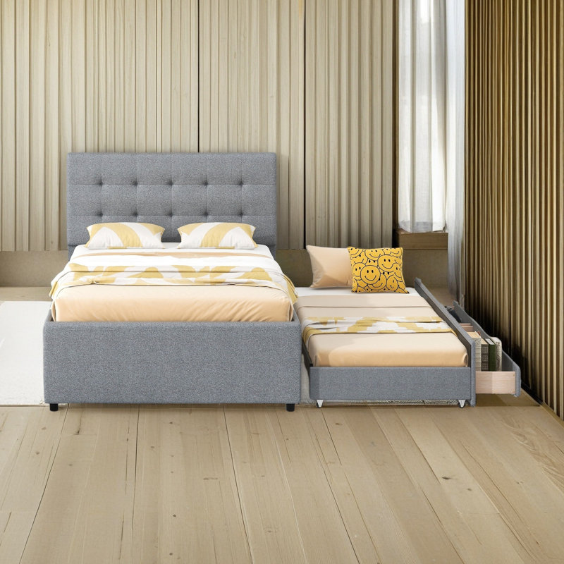 Dalonna Upholstered Platform Storage Bed, Full