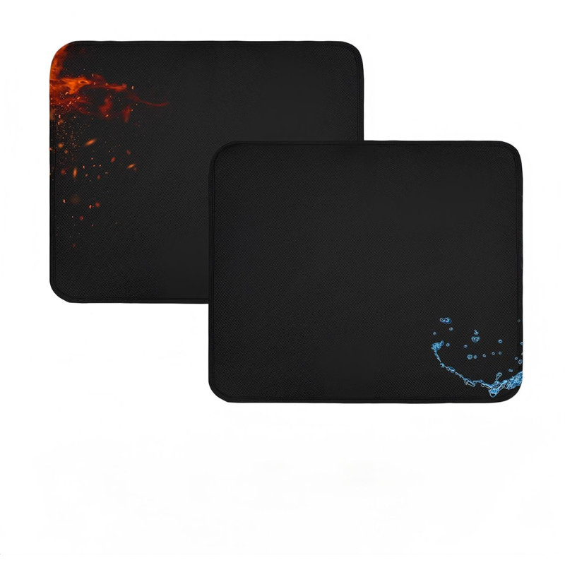 Tapis ignifuge 15 x 18 po - 2 pièces - Noir