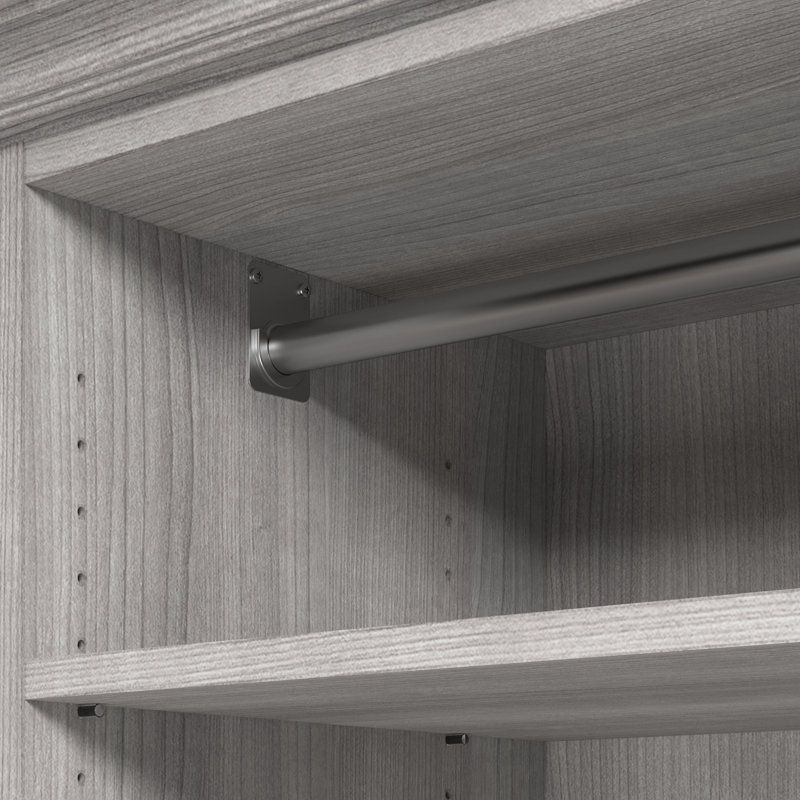 Système d'organisation l 36 po avec tiroirs Oneybrook, Gris platine