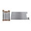 Étagère de coin en métal à 6 niveaux, organisateur de rangement réglable en métal robuste avec 6 tablettes, étagère de coin autoportante pour salle de bain, cuisine, salon - chrome
