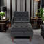 Méridienne de luxe avec dossier capitonné, fauteuil inclinable en cuir PU de qualité supérieure, comprend un coussin pour le salon, la chambre à coucher ou le bureau-1083982023