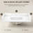 42'' W X 4'' H Engineered Stone Carrara White Backsplash Rectangular Vanity Top Polished Back Splash for Bathroom Countertop