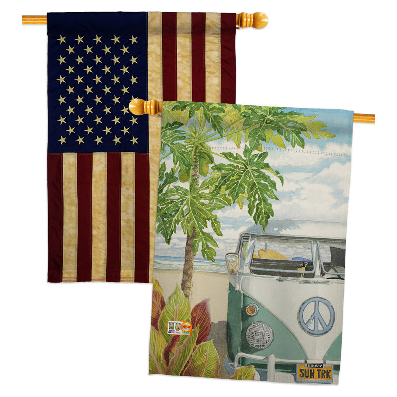 Drapeau de maison Hula Girl