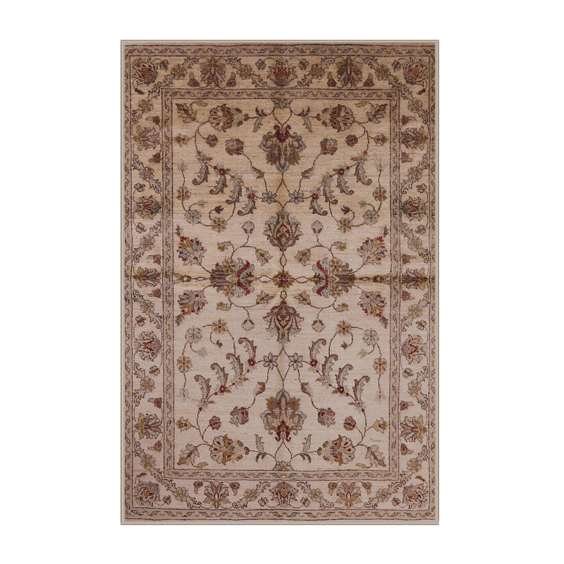 Tapis oriental brun / beige Hovag, Rectangle 7 pi x 10 pi