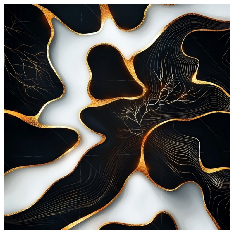 Rideaux abstraits, voilages et voilages abstraits - 1 panneau, Transparent, 50" x 80" - 1 Panel