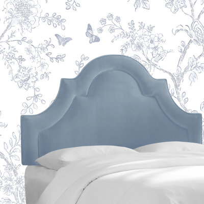 Tête de lit tapissier en velours Aurella