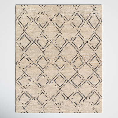 Pemberley Hand-Woven Ivory Moroccan Jute Rug
