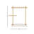 Marble Gold Jewelry Stand with Rectangular Base
