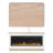 70" Electric Fireplace With Mantel, 12 Flame Effects Tv Stand-386140262