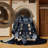 Machine Washable Space Gray Area Rug-446591857