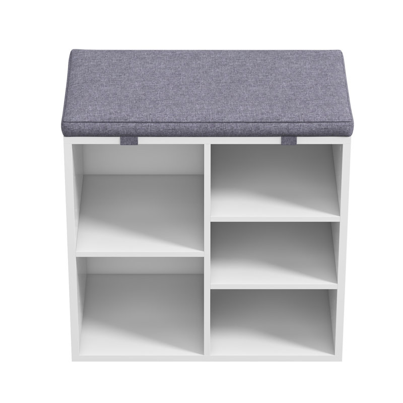 Storage Bench, Rustic Brown/Black