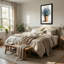 Plantes et fleurs Fleurs bleues dans un seau décoratif-39955252