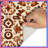 Brown Ornamental Pattern Bath Mat-1642532438