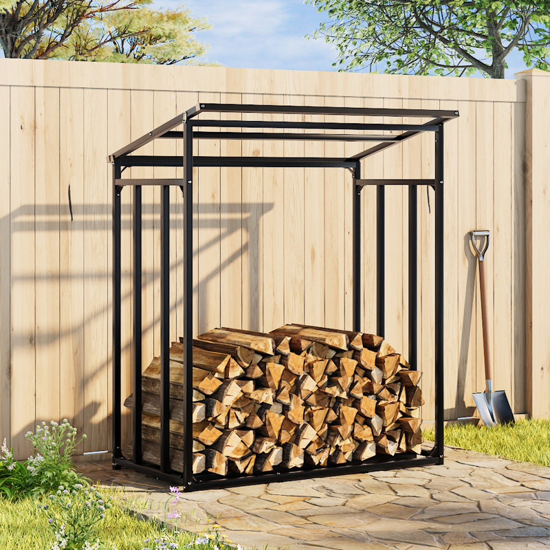 135cm W Metal Log Rack