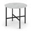 80cm Round Wooden Dining Table with X Frame Metal Legs for Dining Room-843537648