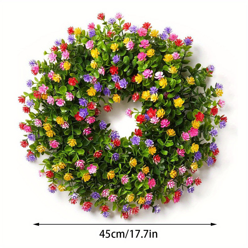 Couronne de porte printemps-été