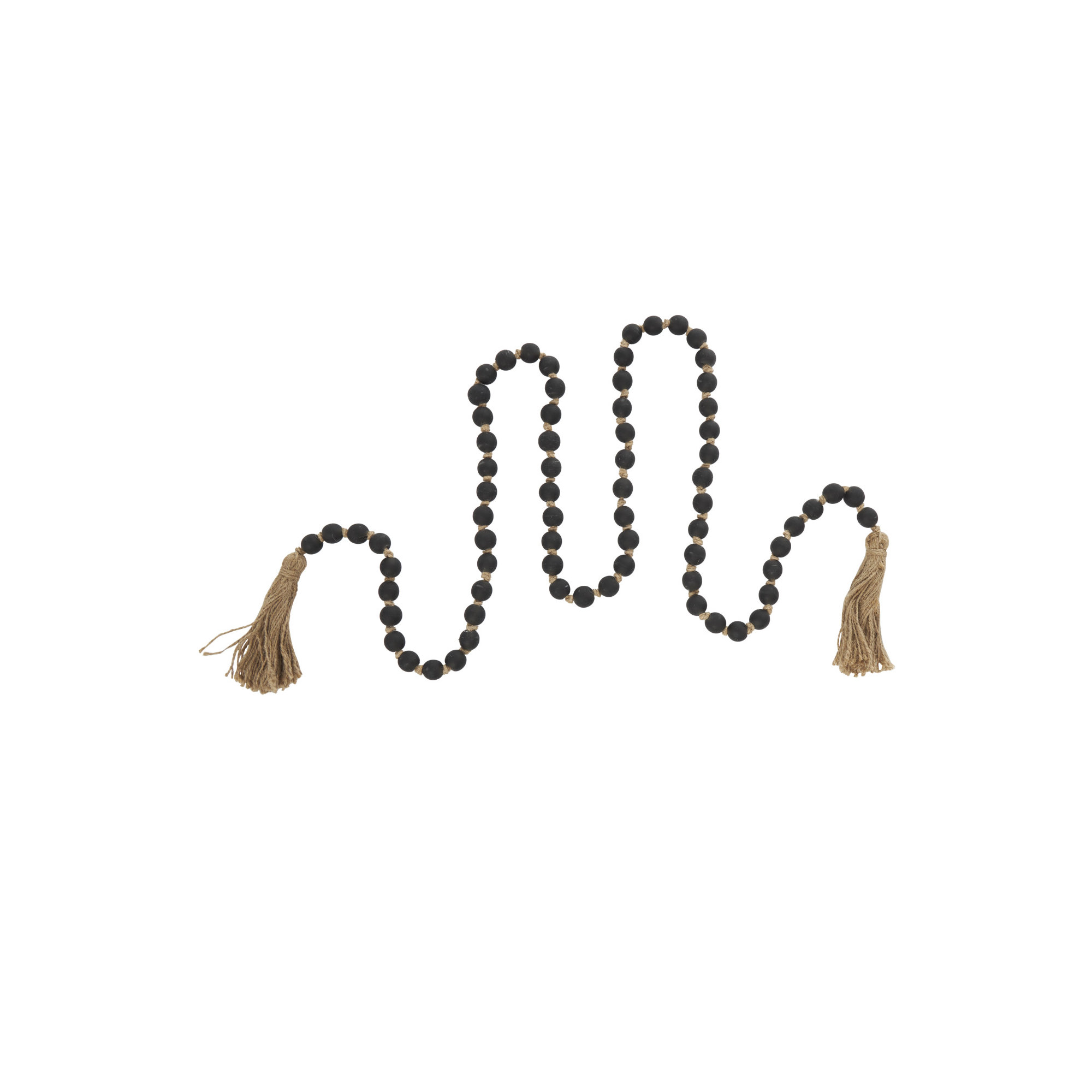 Ailey Novelty Garland, Black, 6'11"