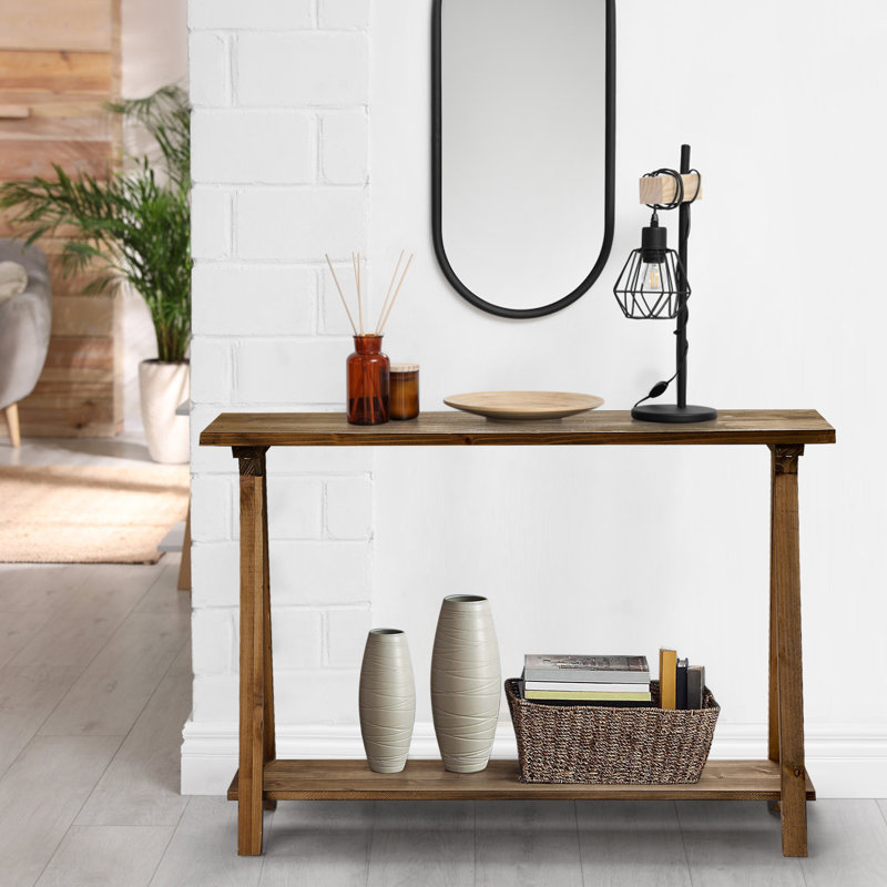  Console en bois massif Claridy, H 29,92 po x l 43,31 po x P 11 po