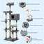 Gerber 186cm H Cat Tree
