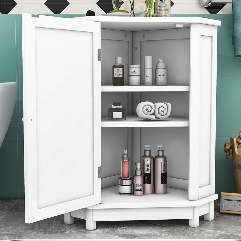 Armoire de salle de bain Gottman, Blanc