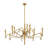 12-Light Chandelier in Riviera Brass-144280995-144280998