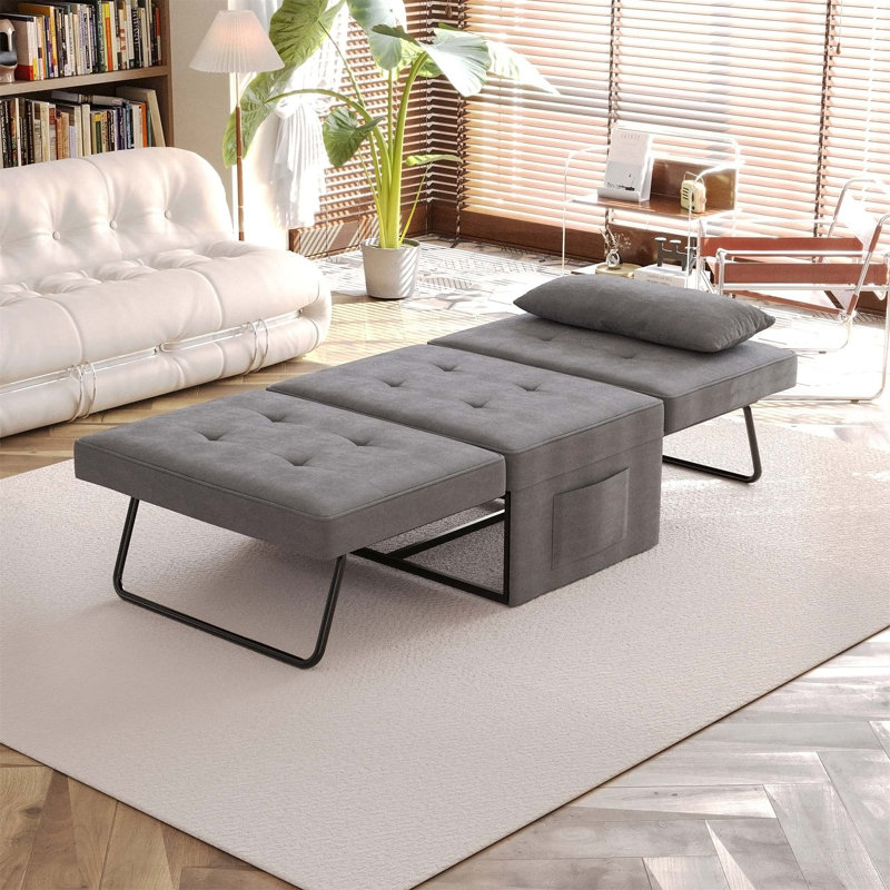 Charmante chaise ronde pour diverses pièces, rehaussant le confort et le style, Lin gris foncé