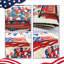 Décorations de chemin de table du 4 juillet 13 po x 36 po Patriotic America