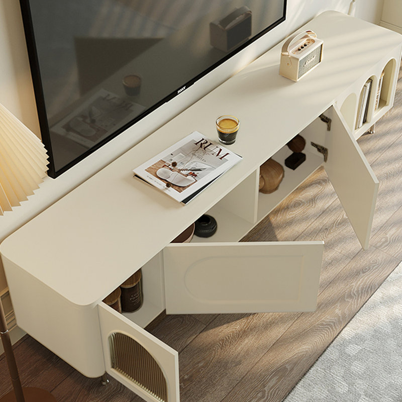 Meuble télé avec finition piano moderne, 78.74'