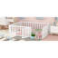Structure de lit de jour pleine grandeur pour lit de jour, silhouette minimaliste en bois massif blanc pur pour chambre d'enfant