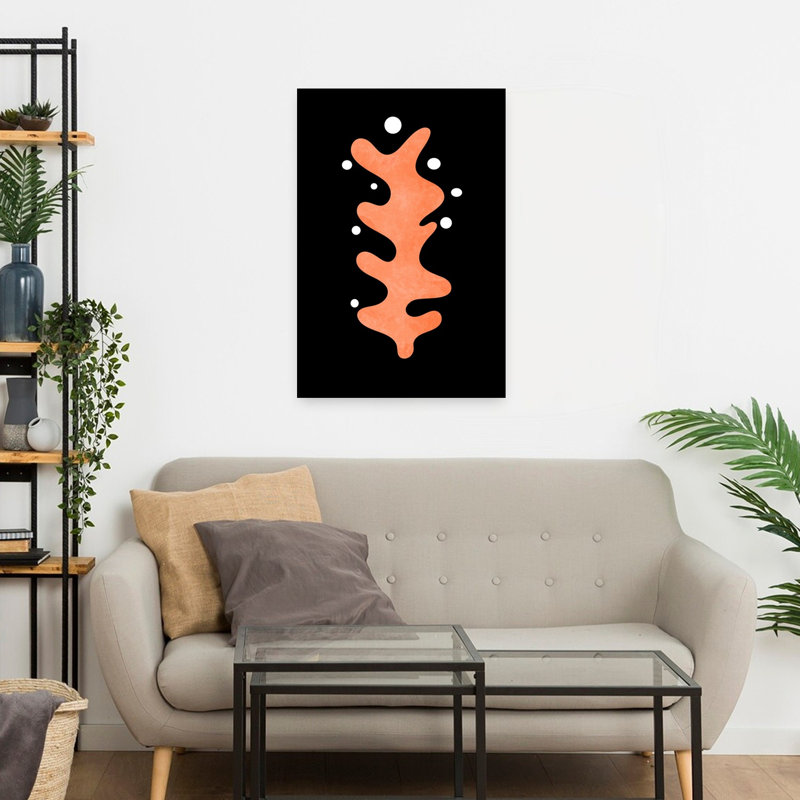 Art contemporain, art contemporain abstrait, H 24 po x l 16 po