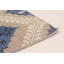 Tapis de zone brun clair en laine sumak handwoven à tissage plat Weyant-814473840