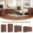 10 Drawer Dresser For Bedroom, Dresser Tv Stand, Chest Of Drawers For Storage And Organization, Cherry Wood-1533278005