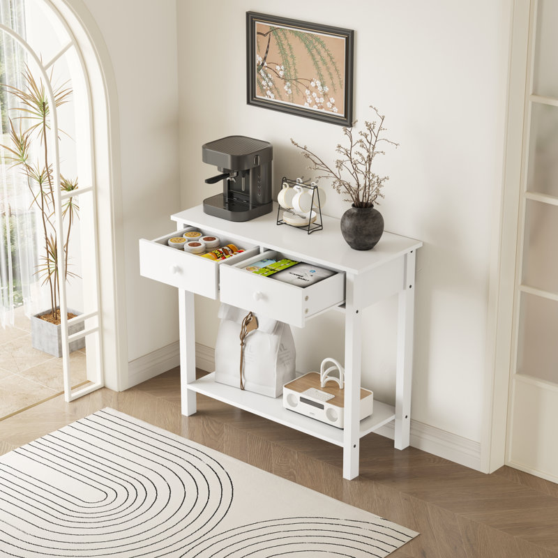 Console Table, 80cm: 2 drawers
