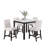 Classic Stylish 5pc Counter Height Dining Set-842847261-842847266-842847260
