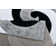 NYC Shag Performance Black White Area Rug