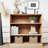 Adam Woodgrain Bookcase Doorless Storage Cabinet-849506010-872031451
