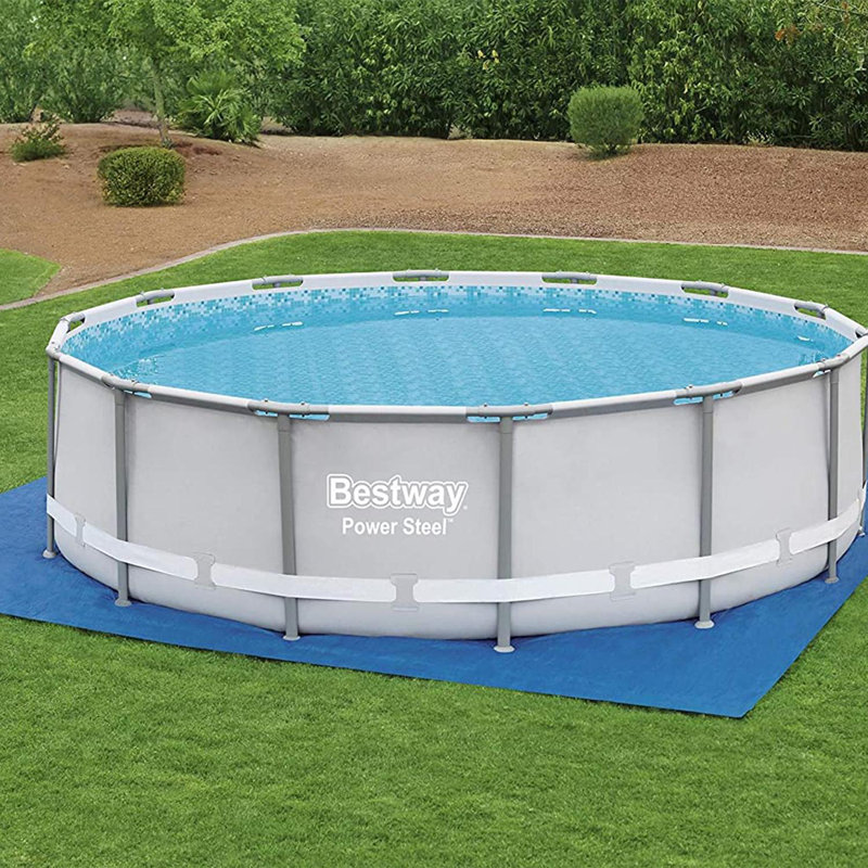 Bestway Flowclear Pool Floor Protector Square Ground Sheet 488x488 Cm, Blue