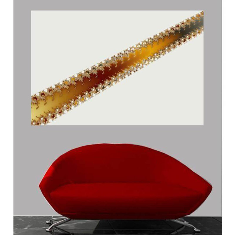 Adhésif décoratif Backlund Crack, 24 po x 36 po
