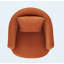 Fauteuil d'appoint en velours avec coussin-1005279768