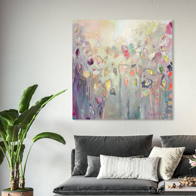 « Fashion and Glam Flower Scent », reproduction d'art mural sur toile moderne pour le bain