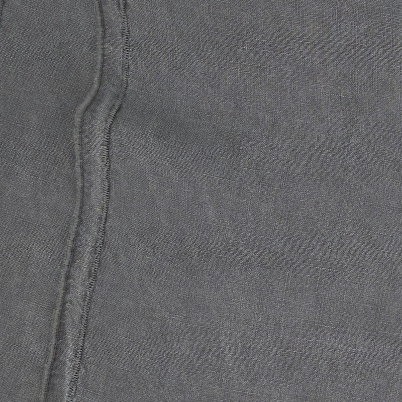 Stonewashed Overlock Edge Table Runner, Gray