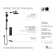 RoundOne - Thermostatic complete shower system with push-button valve - Wall arm
