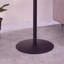Environ 17,5 pouces de table d'appoint, plateau en marbre noir-736737635