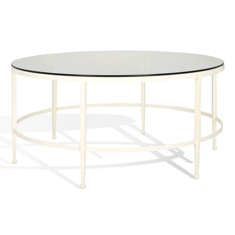 Edmund Cocktail Table, White