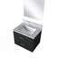 24 po X P 18 po De salle de bain simple avec comptoir en acrylique Miroir-415145878-415145874