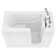 Captains Series 53'' x 26'' Walk-in Soaking Fiberglass Bathtub with Faucet